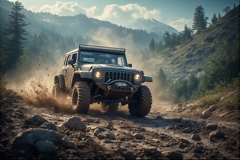 2000 Parça Off Road Puzzle – 4x4 Arazi Araçları ve Doğa Temalı Zor Puzzle | Yetişkin Puzzle