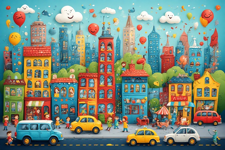 Çocuk Şehir Puzzle – Renkli Dünya Şehirleri, Eğitici ve Eğlenceli Harita & City Temalı Yapboz