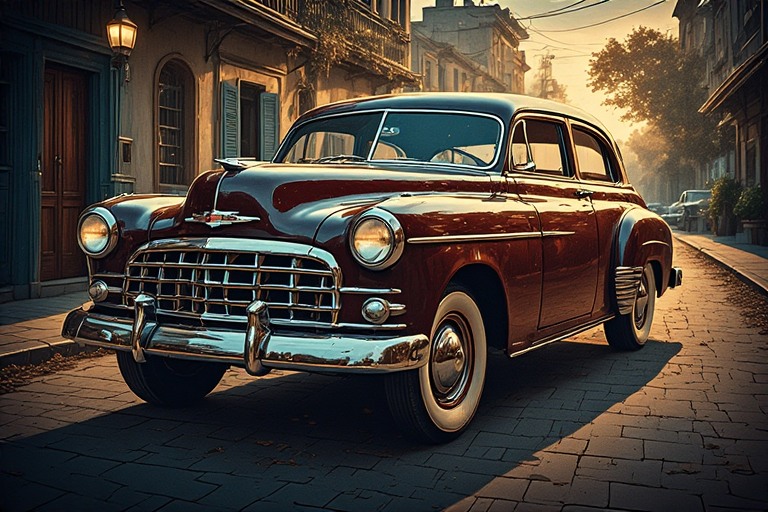 1000 Parça Klasik Araba Puzzle – Retro Otomobil Temalı Puzzle | Nostaljik Yetişkin Puzzle